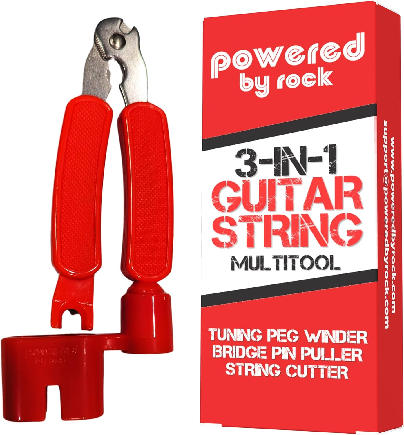 3-in-1 Guitar Tool - Wind, Cut, Pull - Rock-Powered