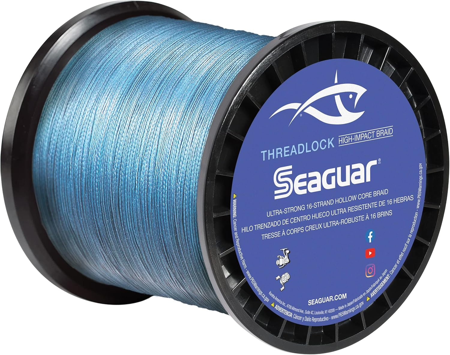 Seaguar Threadlock Fishing Line - High Visibility Blue