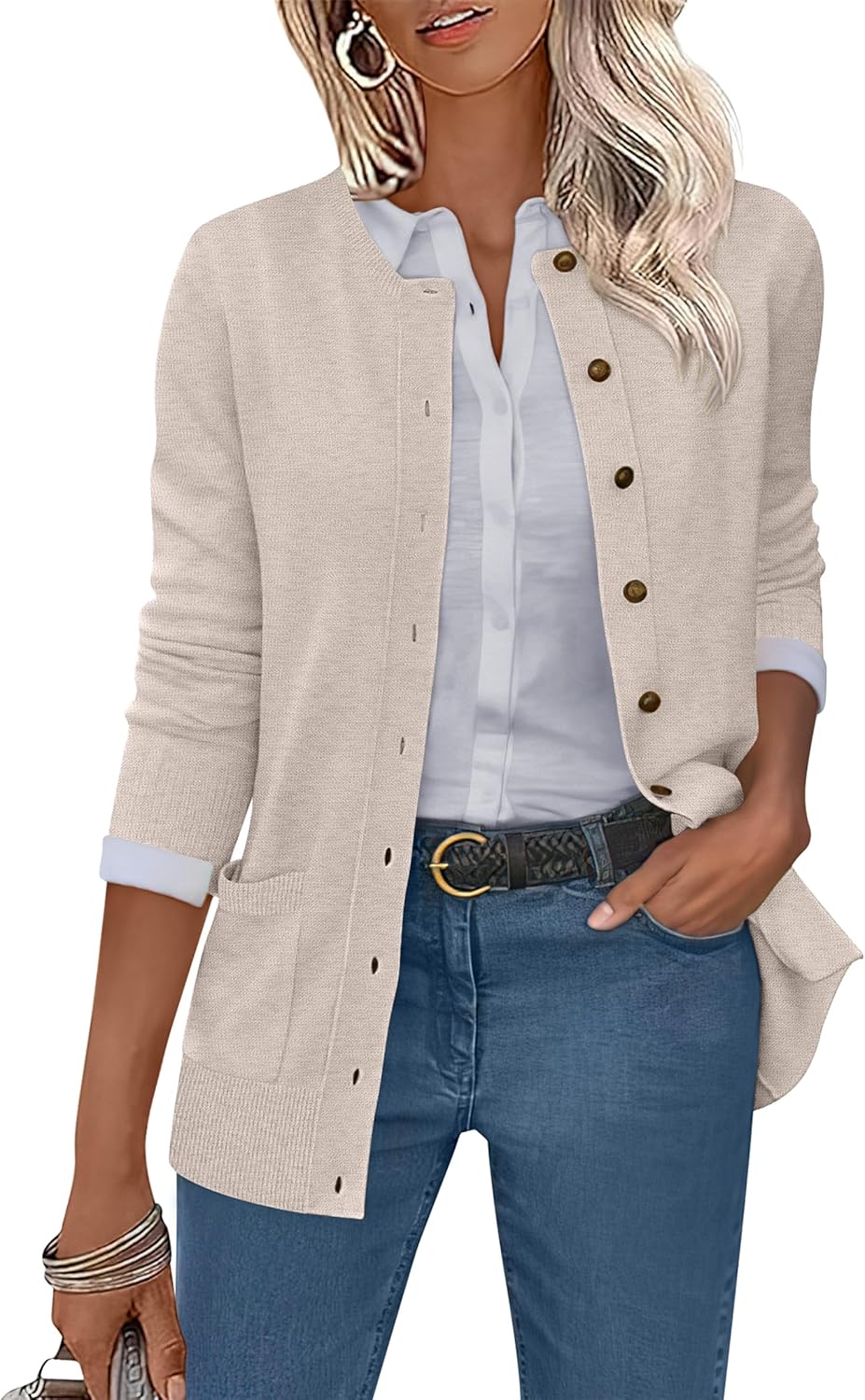 ANRABESS Women's Cardigans for Fall: Dressy Casual Style