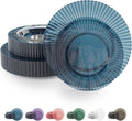 Exquisite 40 Piece Disposable Plastic Plates Set for 20 Guests