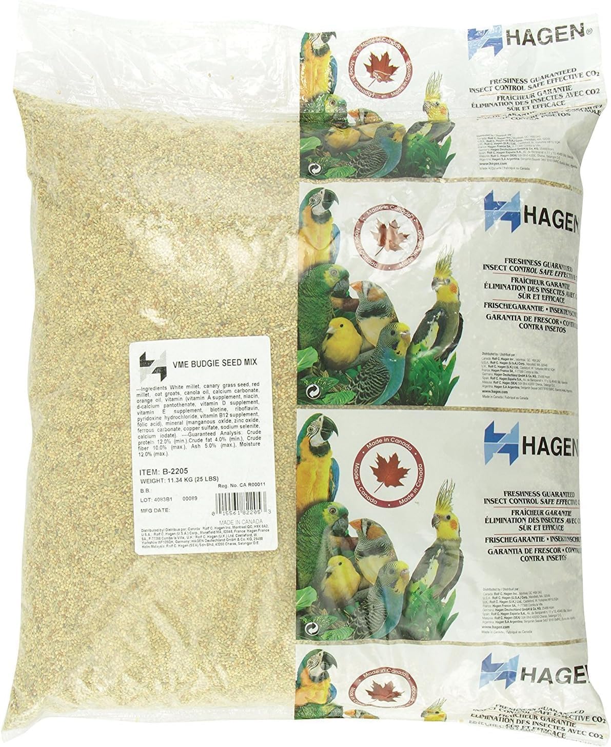 Nutritionally Balanced Budgie Seed Mix for Healthy Birds
