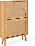 VEVOR Shoe Cabinet with 2 Flip Drawers for Entryway Storage