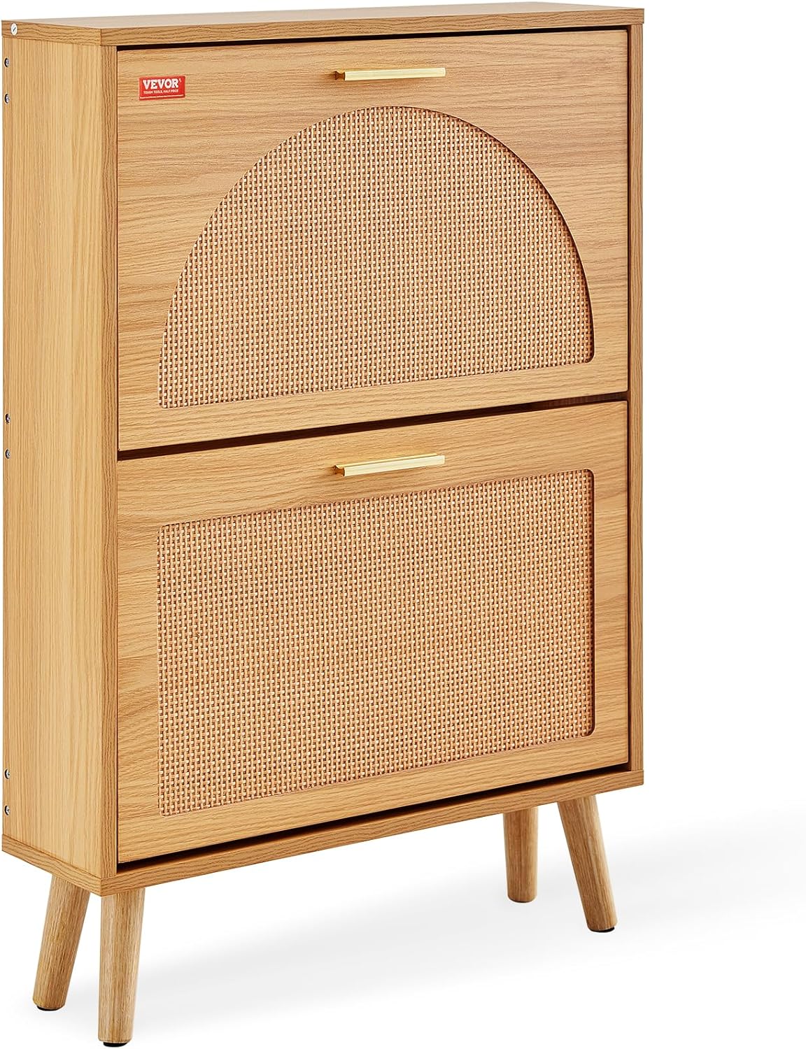 VEVOR Shoe Cabinet with 2 Flip Drawers for Entryway Storage