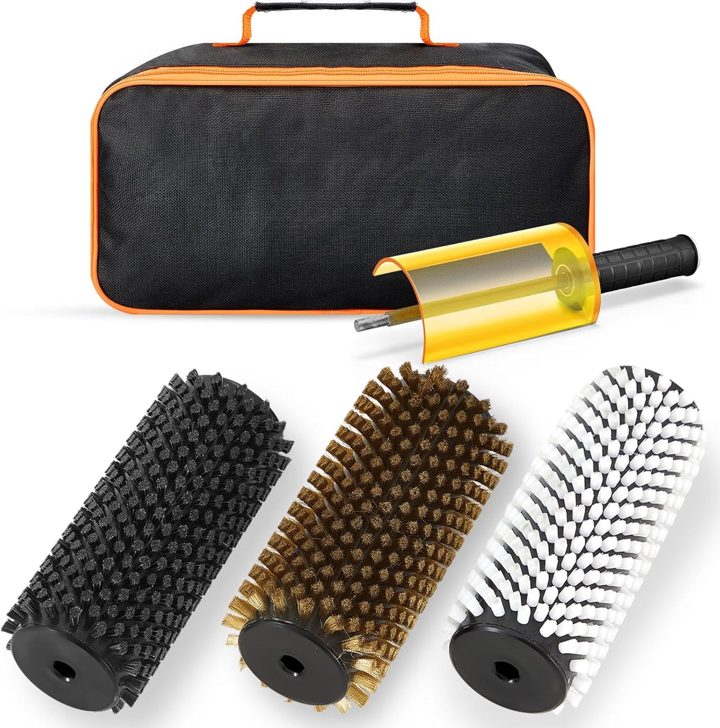 Threlaco Ski Wax Kit - 3 Brush Set for Perfect Waxing