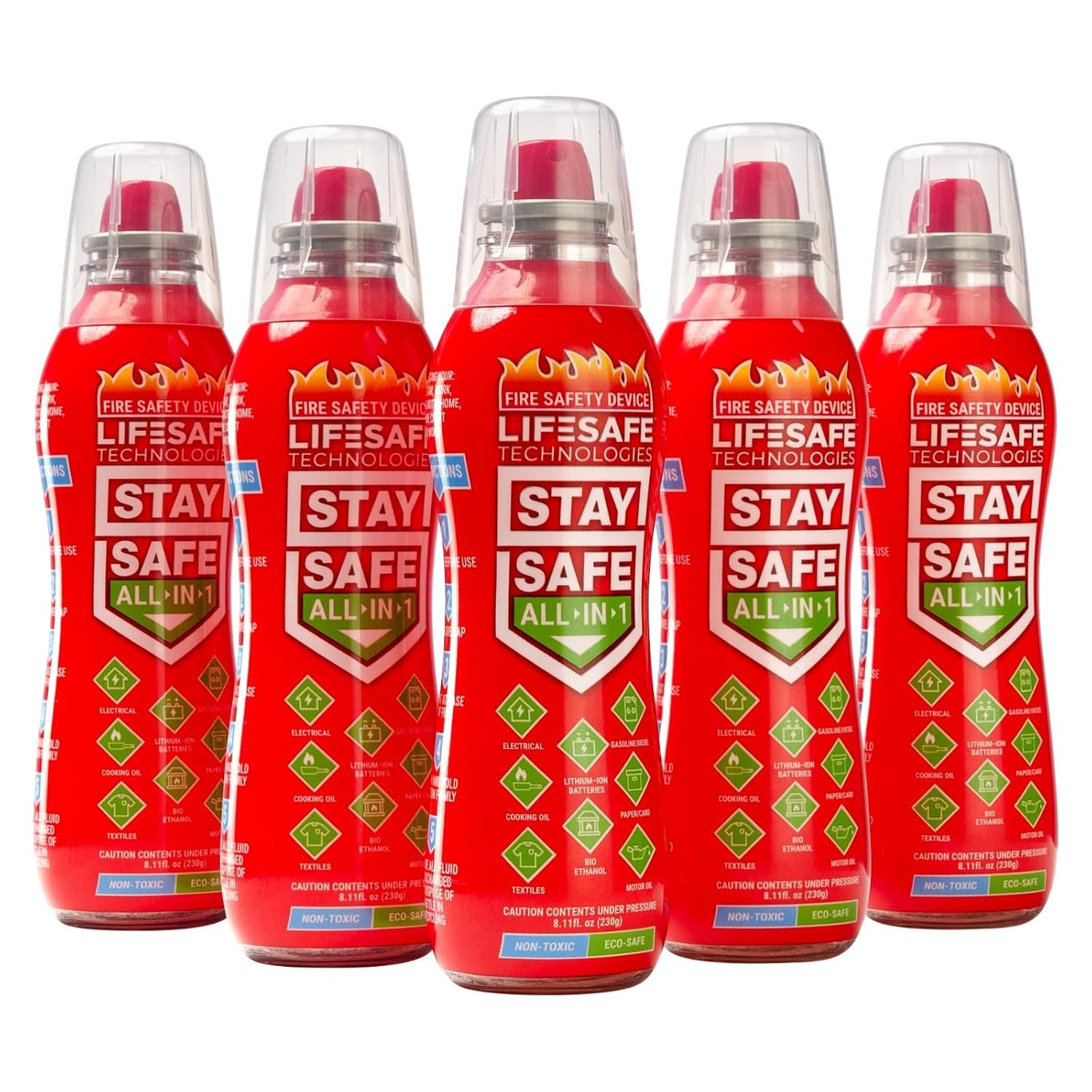 StaySafe All-in-1 Portable Fire Extinguisher for Home & Car