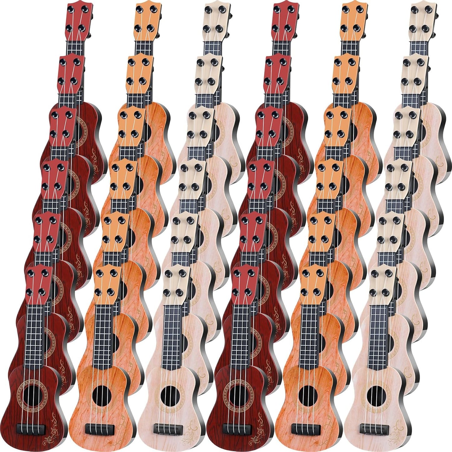 Lenwen 36 Pcs Kids Ukulele Guitar for Musical Learning Fun