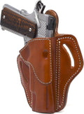 1911 Leather Gun Holster for Belts - Right Hand OWB Design