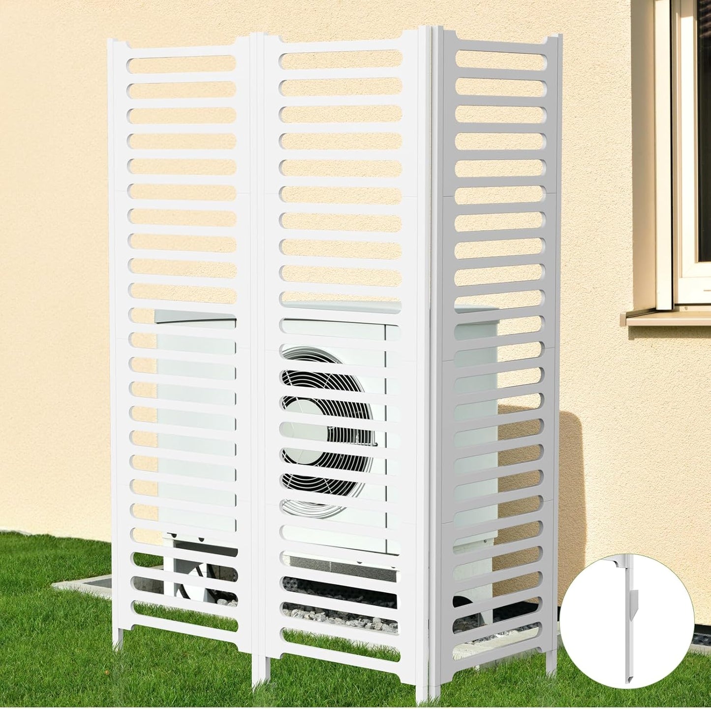 Hide AC Units in Style with ETELI Fence Panels