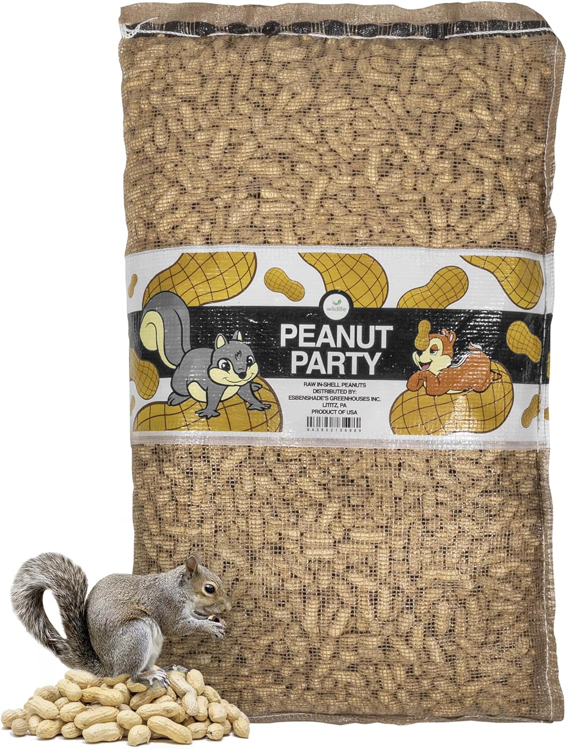 Peanut Party Unprocessed Raw in-Shell Peanuts for Wildlife