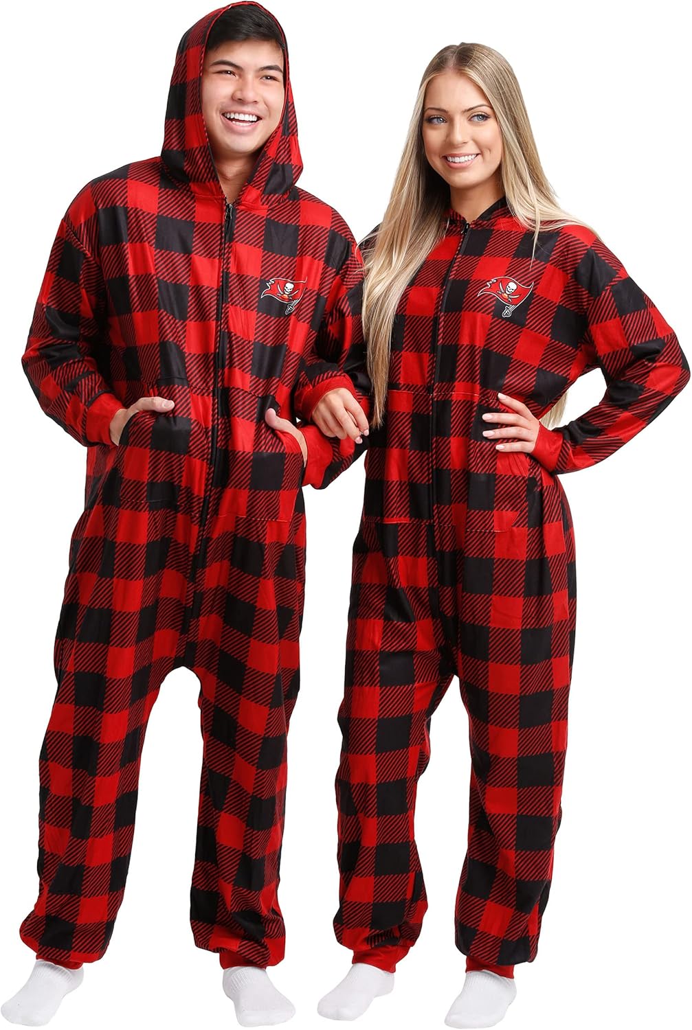 FOCO NFL Team Logo Pajamas One Piece Onsie for Ultimate Comfort