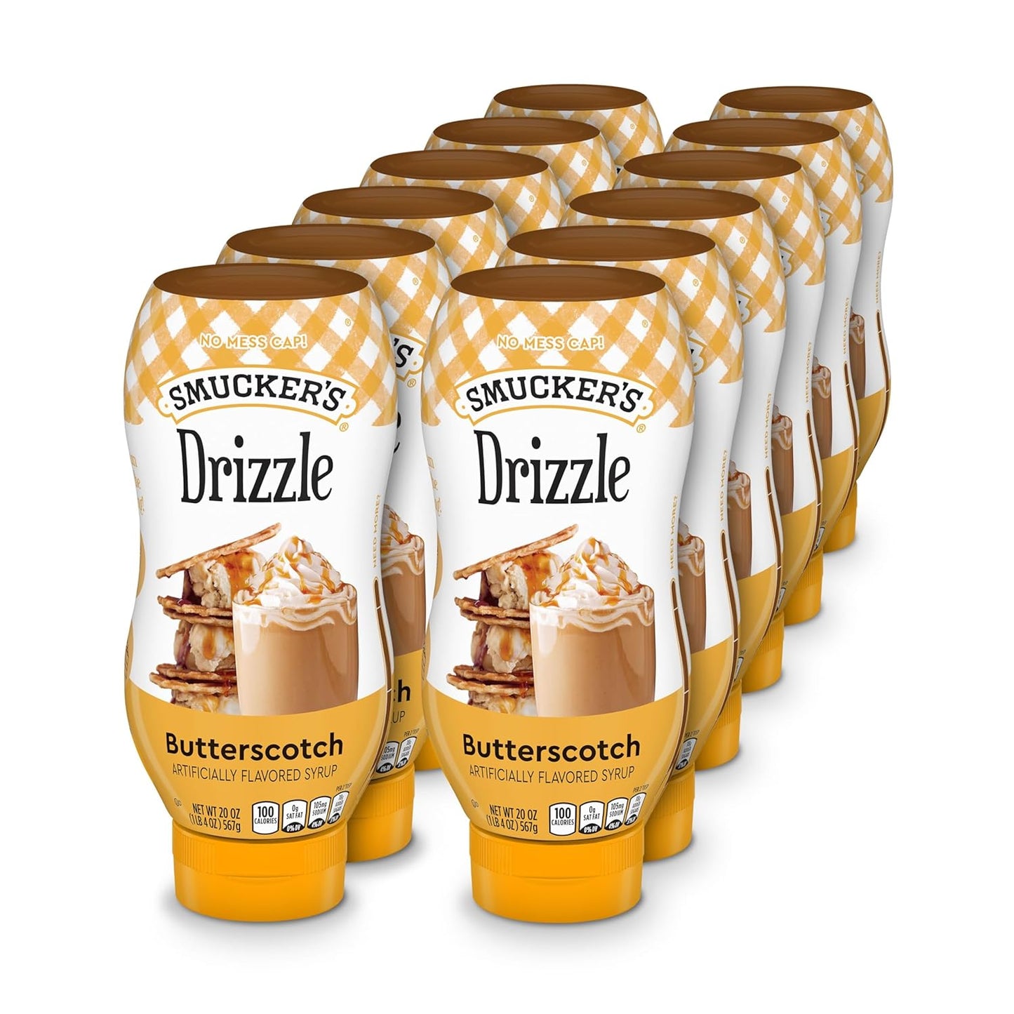Smuckers Drizzle Butterscotch Syrup - Perfect for Desserts