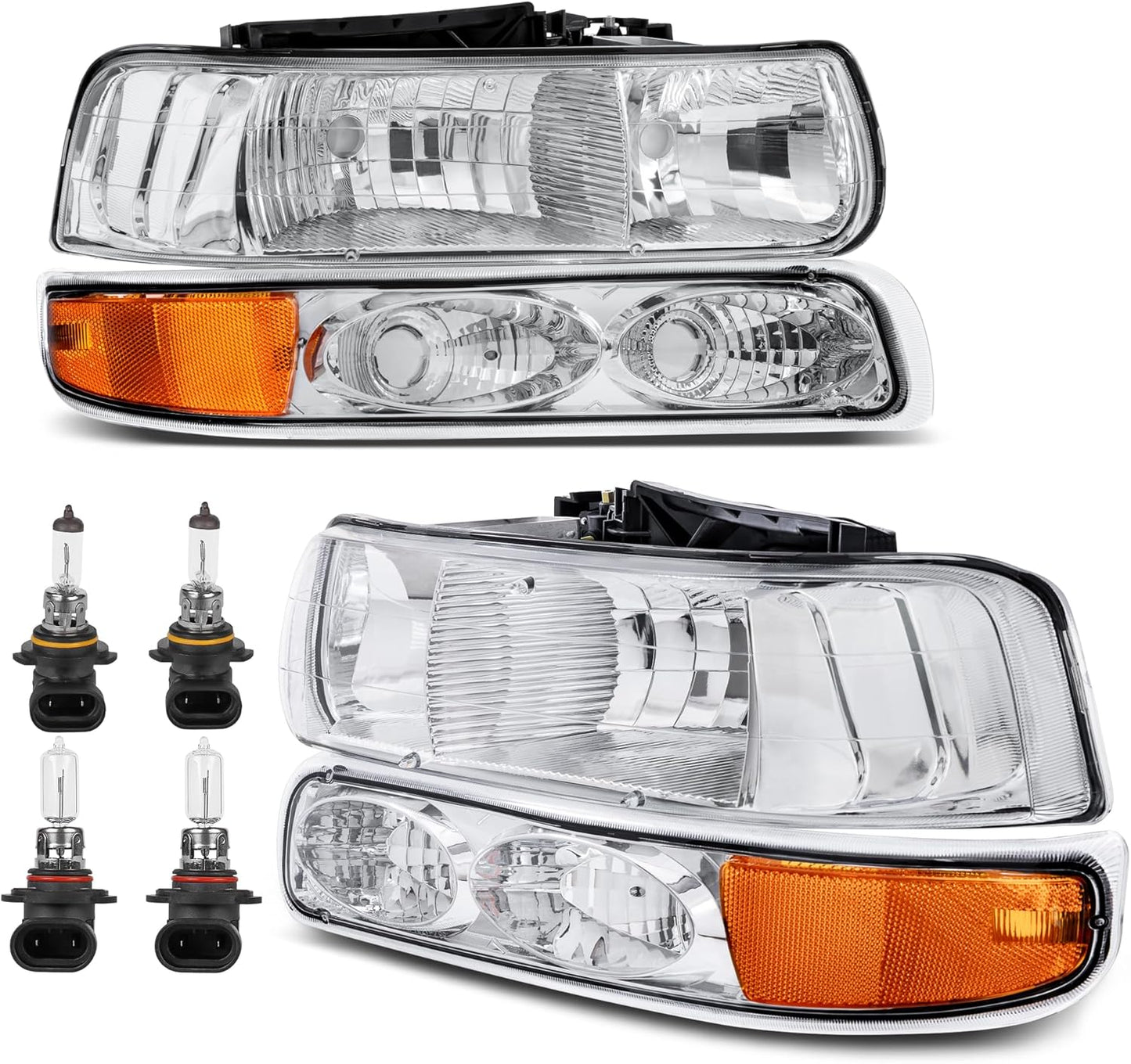 Headlight Assembly Front Lamp for Chevrolet Silverado and Tahoe