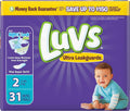 Luvs Diapers Size 2 31 Count - Reliable Disposable Diaper Option