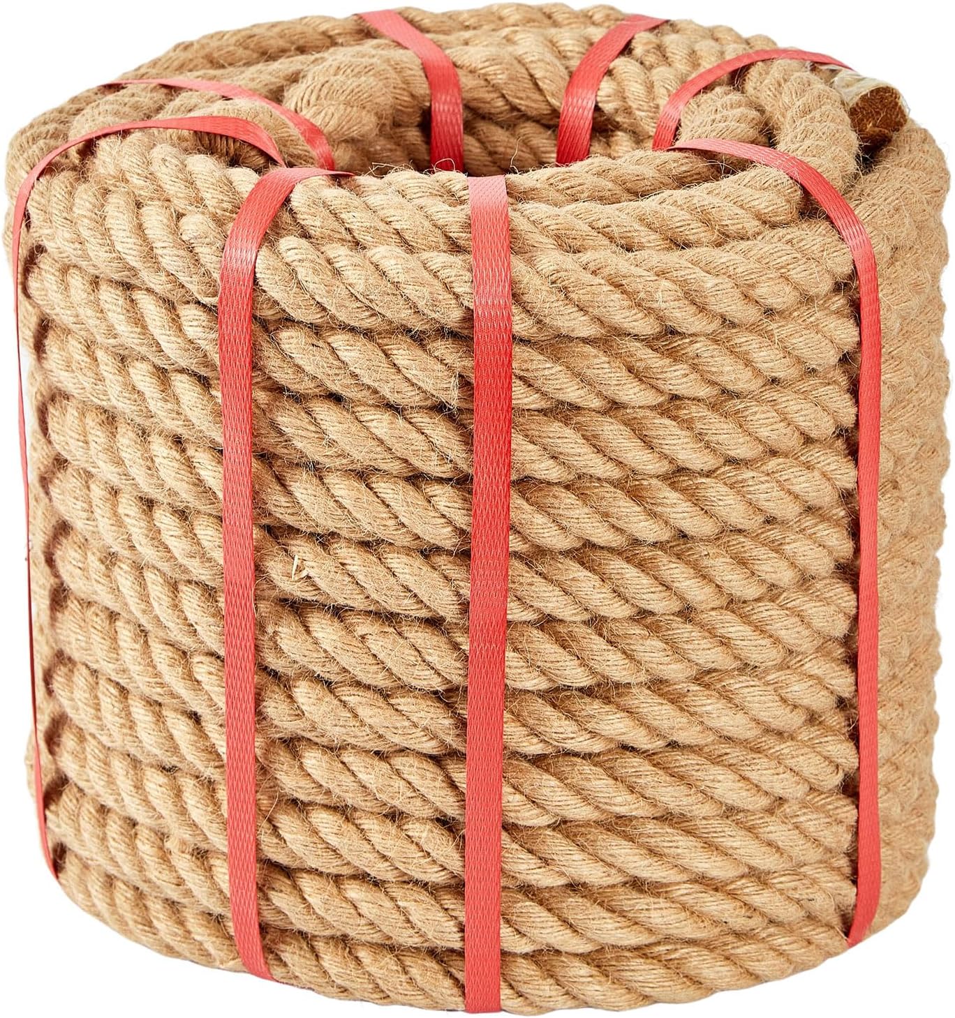 Jute Rope 1.5 Inch x 50 FT for Home Decor and DIY Projects