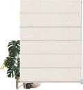 Linen Beige Roman Shades 78in x 80in - Blackout Thermal