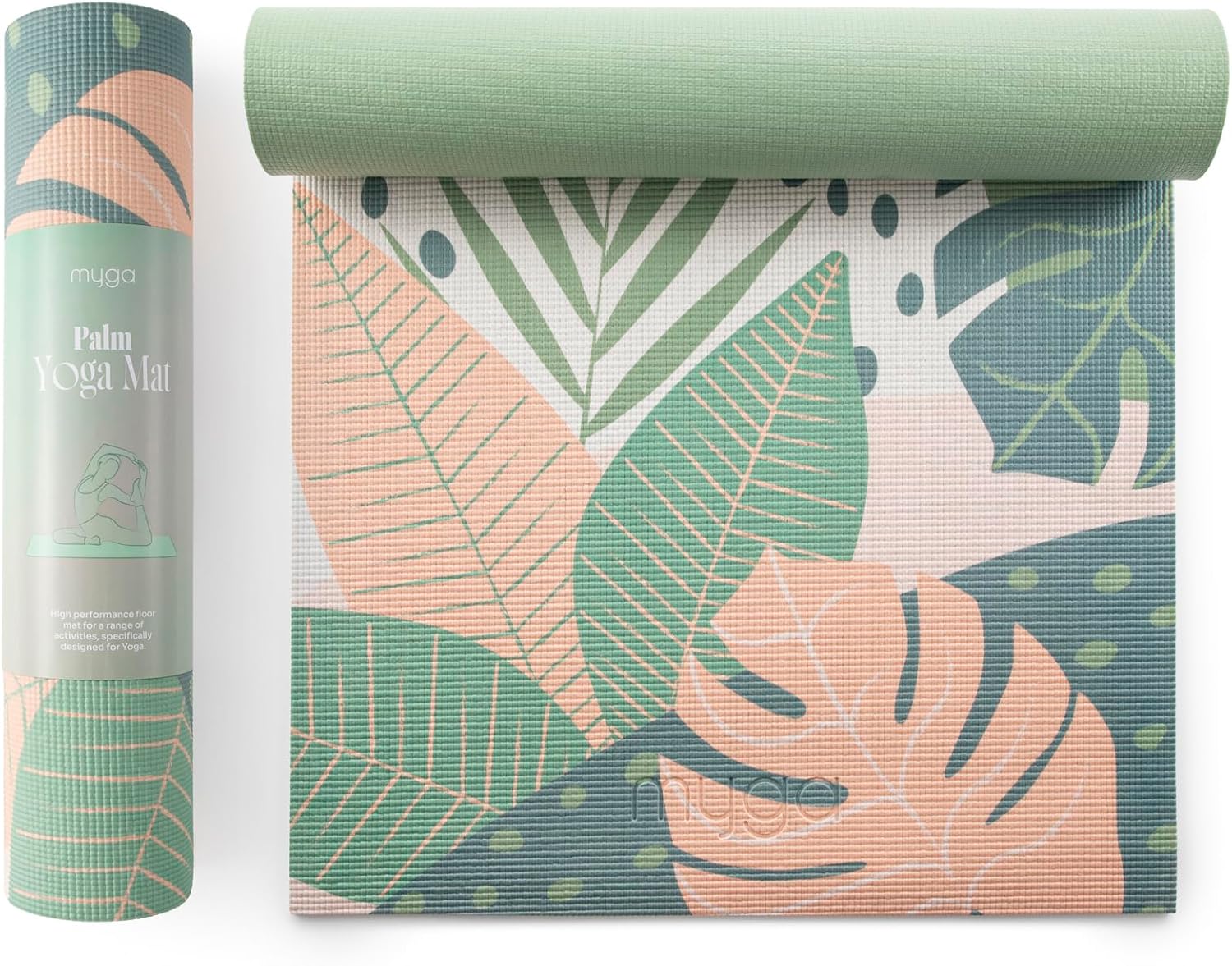 Myga Non-Slip Yoga Mat - Lightweight 0.24 Thick - Ideal for Yoga & Fitness
