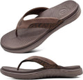 Mens Flip Flop Orthotic Sandals with Arch Support - Soft Cushion
