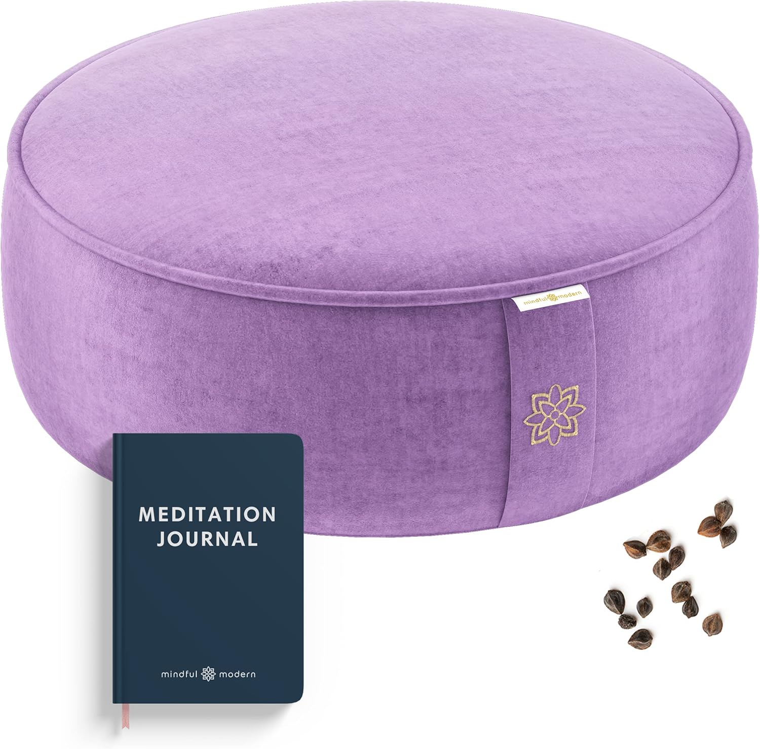 Mindful Modern Velvet Meditation Cushion for Ultimate Comfort