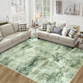 8x10 Area Rug for Living Room Bedroom - Washable Abstract Low Pile