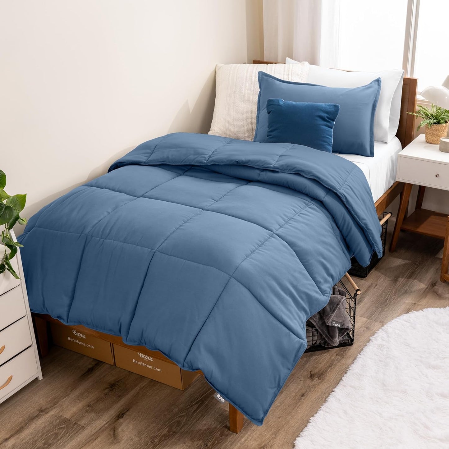 Bare Home Comforter Set for Twin/Twin XL - Ultra-Soft Comfort
