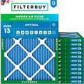 Filterbuy 20x21.5x1 Air Filter MERV 13 - Health Defense Pack