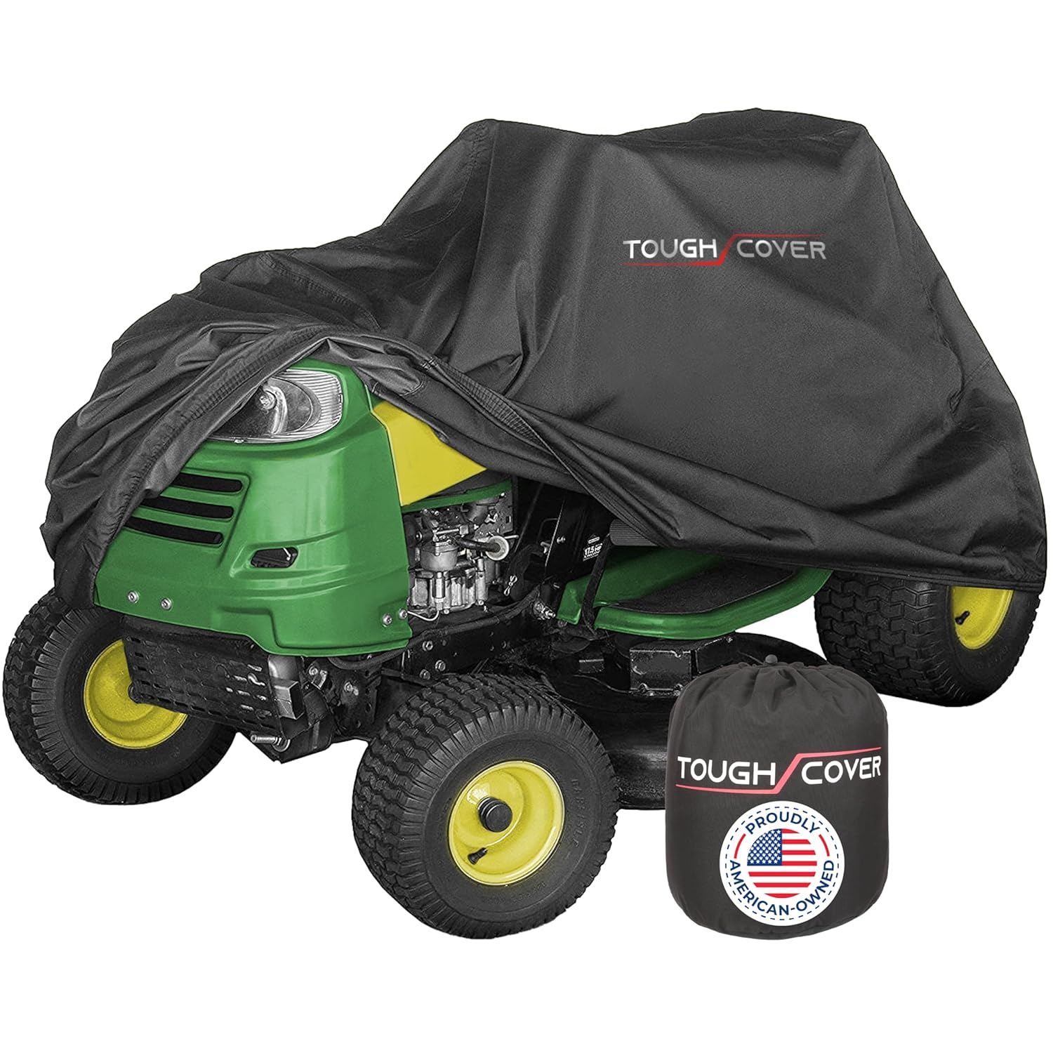 Tough Cover 600D Riding Lawn Mower Cover for Heavy-Duty Protection