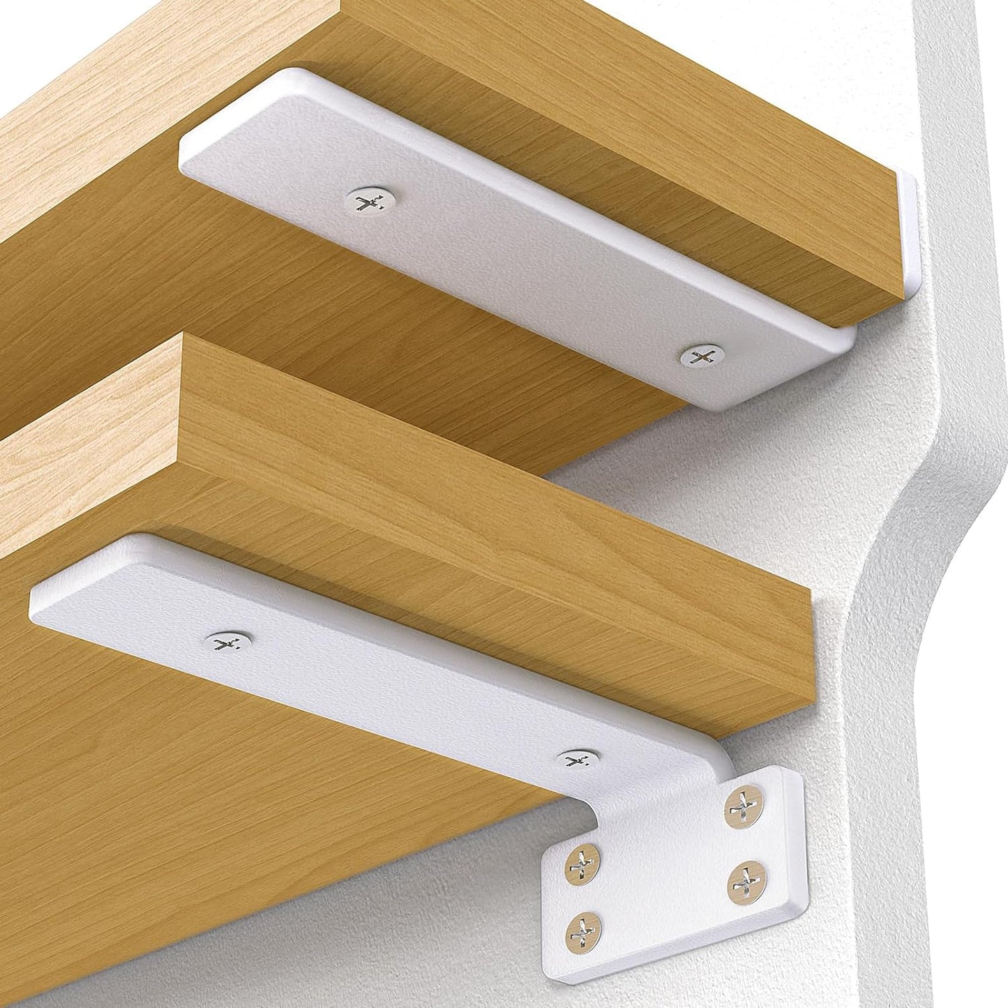 Heavy Duty Floating Shelf Brackets for Sturdy Storage Solutions