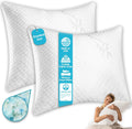 Xtreme Comforts Slim Memory Foam Pillow 2-Pack - Cooling, Supportive