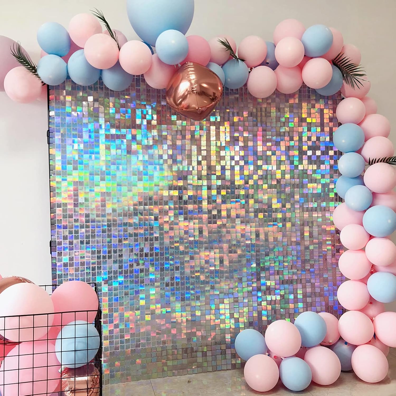 Realife Shimmer Wall Backdrop with 24 Iridescent Sequin Panels