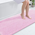 OLANLY Extra Soft Chenille Bath Rugs 70x24 for Cozy Comfort