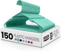 Utopia Home Plastic Hangers 150 Pack - Space Saving Closet Hangers