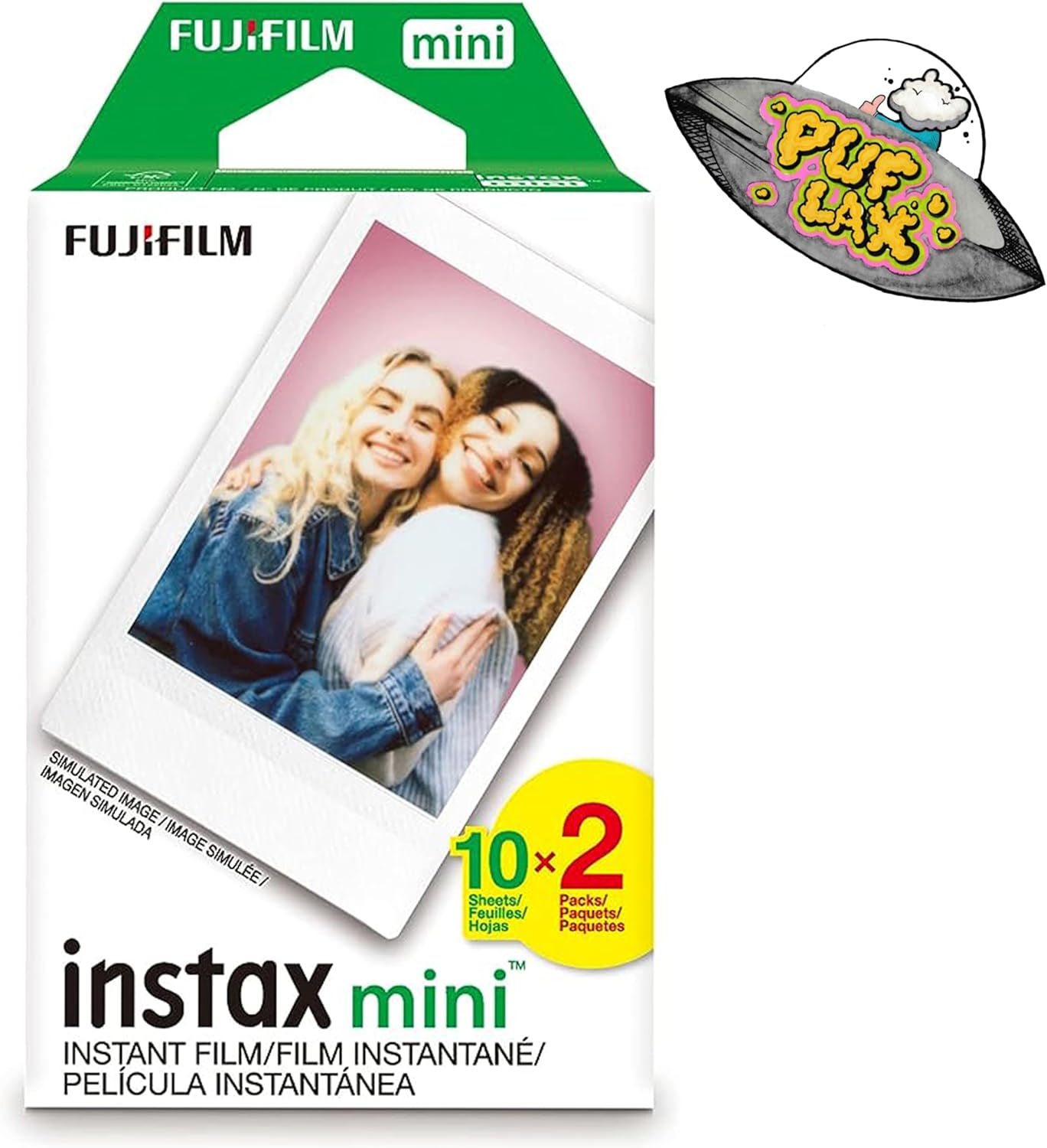 FUJIFILM Mini Instant Camera Film Value Pack for Memories