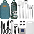 Camping Cooking Utensils Set for Outdoor Enthusiasts and Families