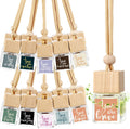 20 Pcs Appreciation Gift Glass Car Air Freshener Diffuser - Bulk Set