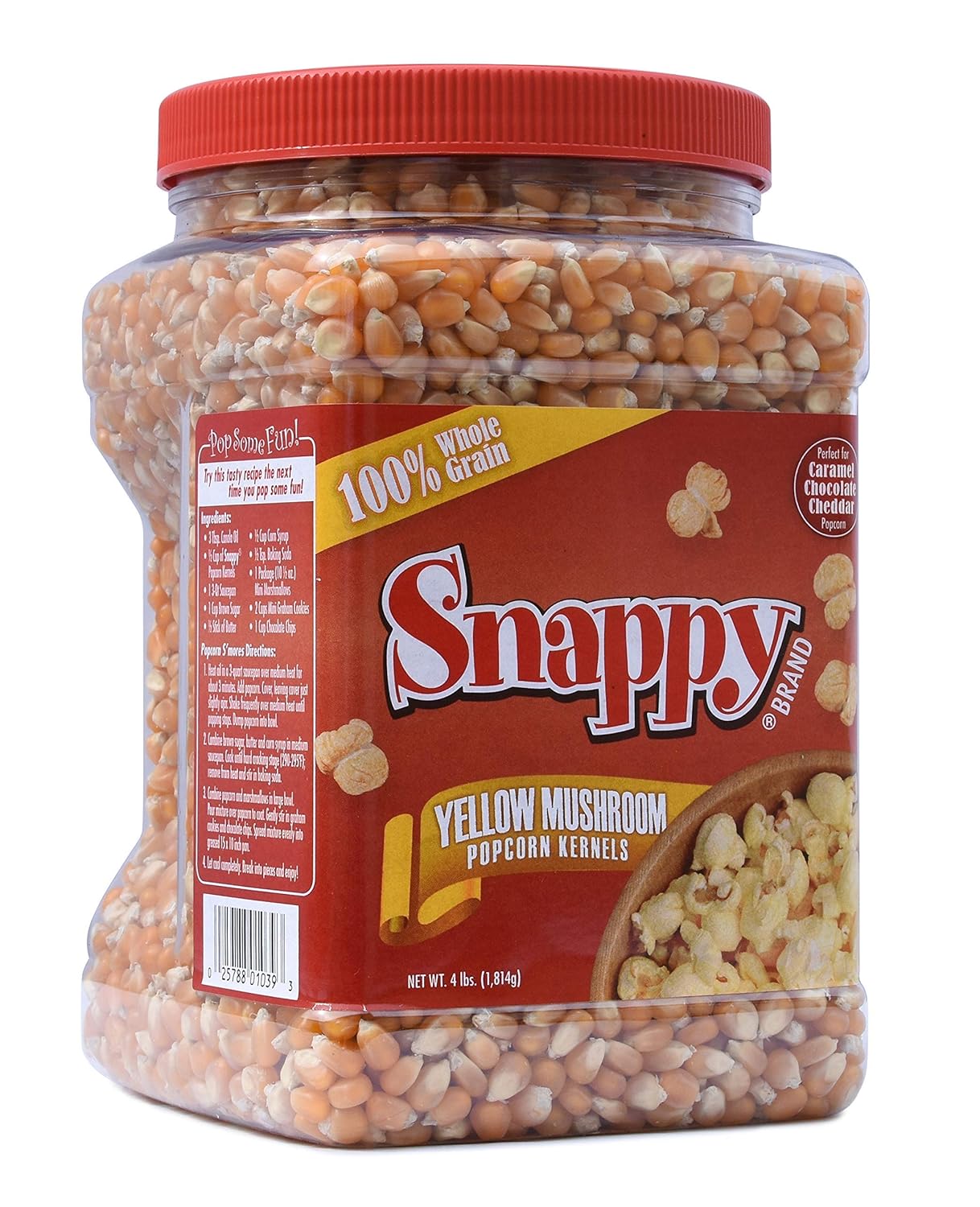 Snappy Yellow Mushroom Popcorn Kernels for Perfect Popping!