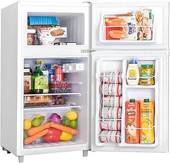 3.5 Cu.Ft Mini Fridge with Freezer for Home and Office Use
