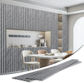 Art3d Glue-On Six-Grid Wainscoting Panels for Elegant Walls