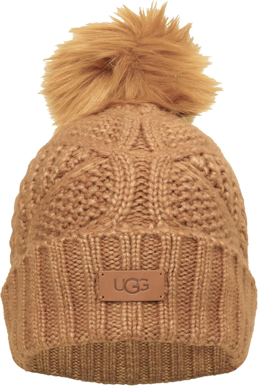 UGG Women's Cable Beanie Pom Hat for Stylish Winter Warmth