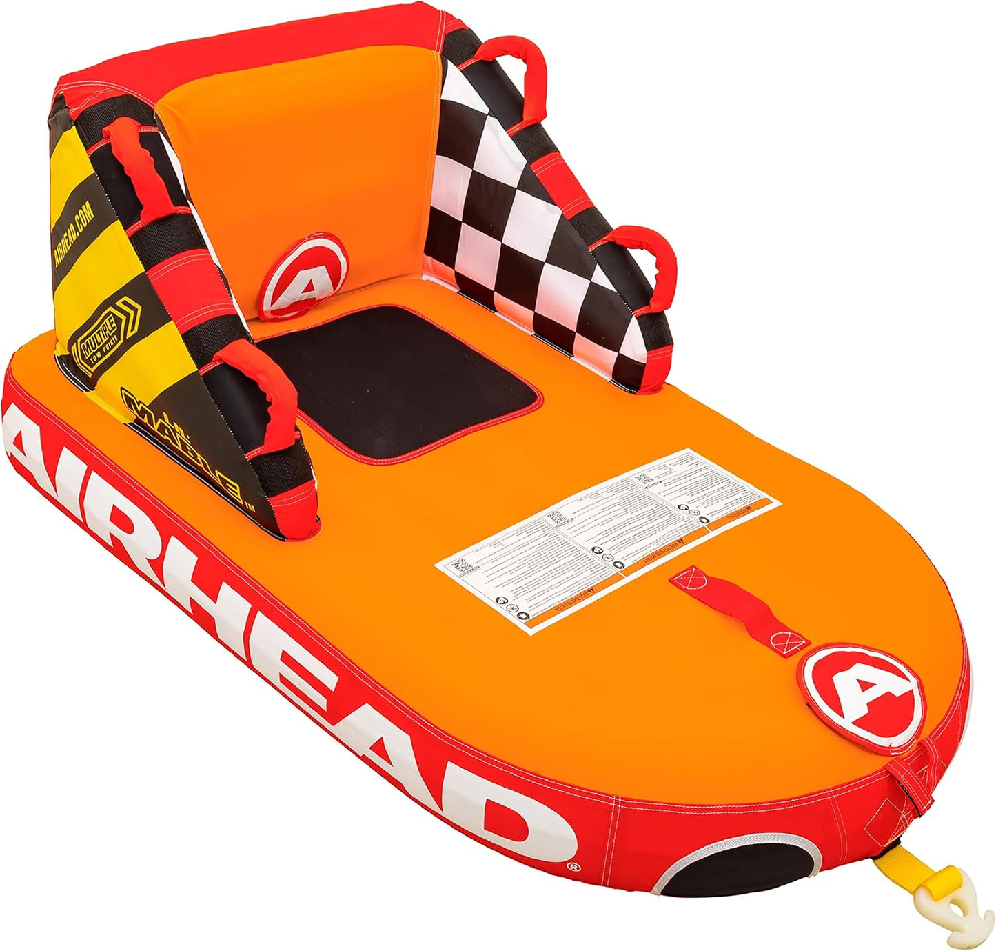 Airhead Mable Inflatable Towable Tube for 1-4 Riders Fun