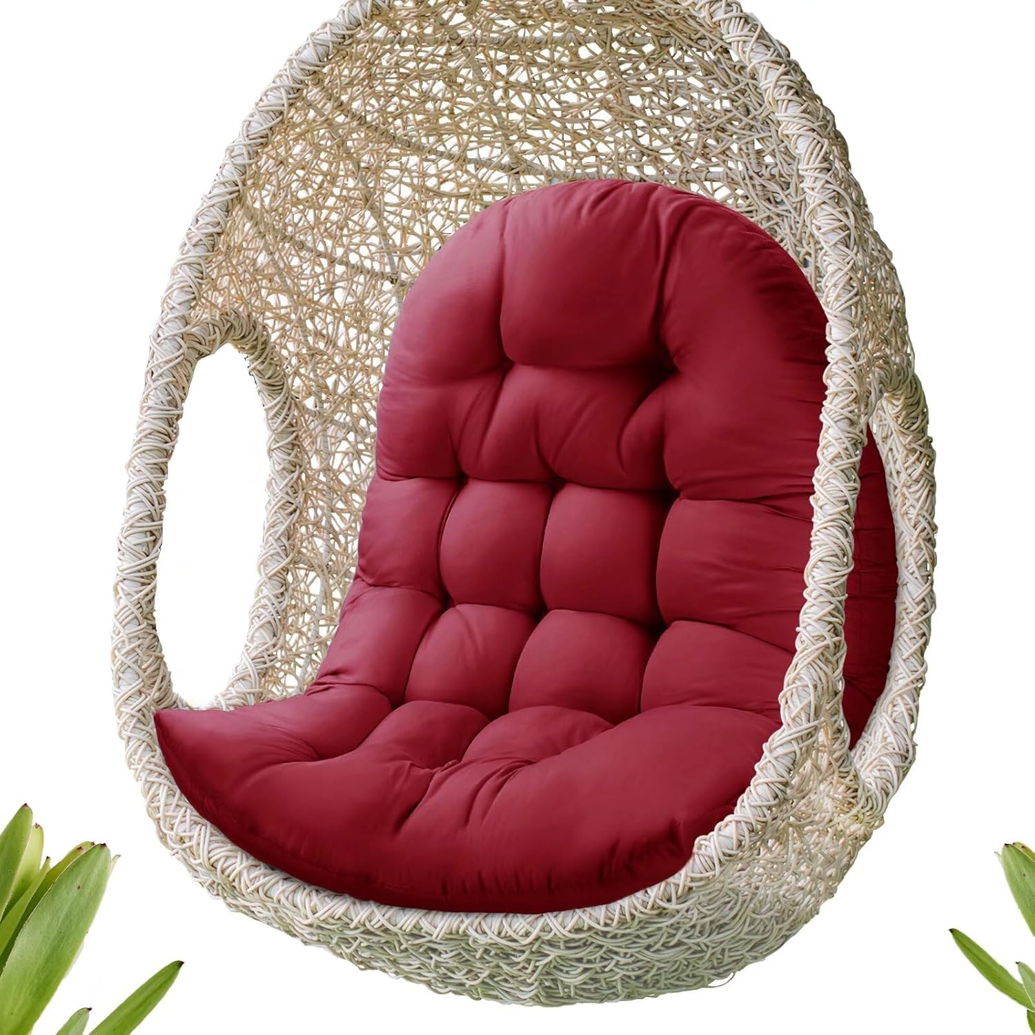 Thick Egg Chair Cushion Replacement for Outdoor Swing Chairs