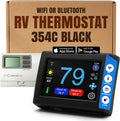 MICRO-AIR EasyTouch 354C Black RV Thermostat Replacement - WiFi