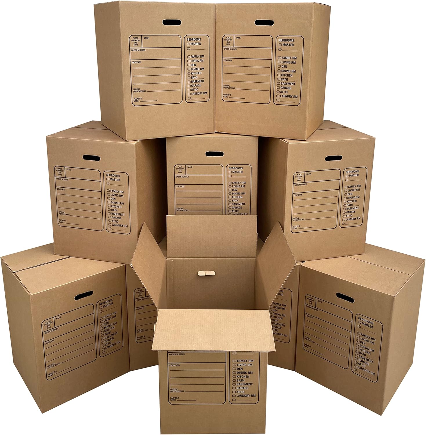Uboxes Moving Boxes with Handles for Easy Packing and Storage