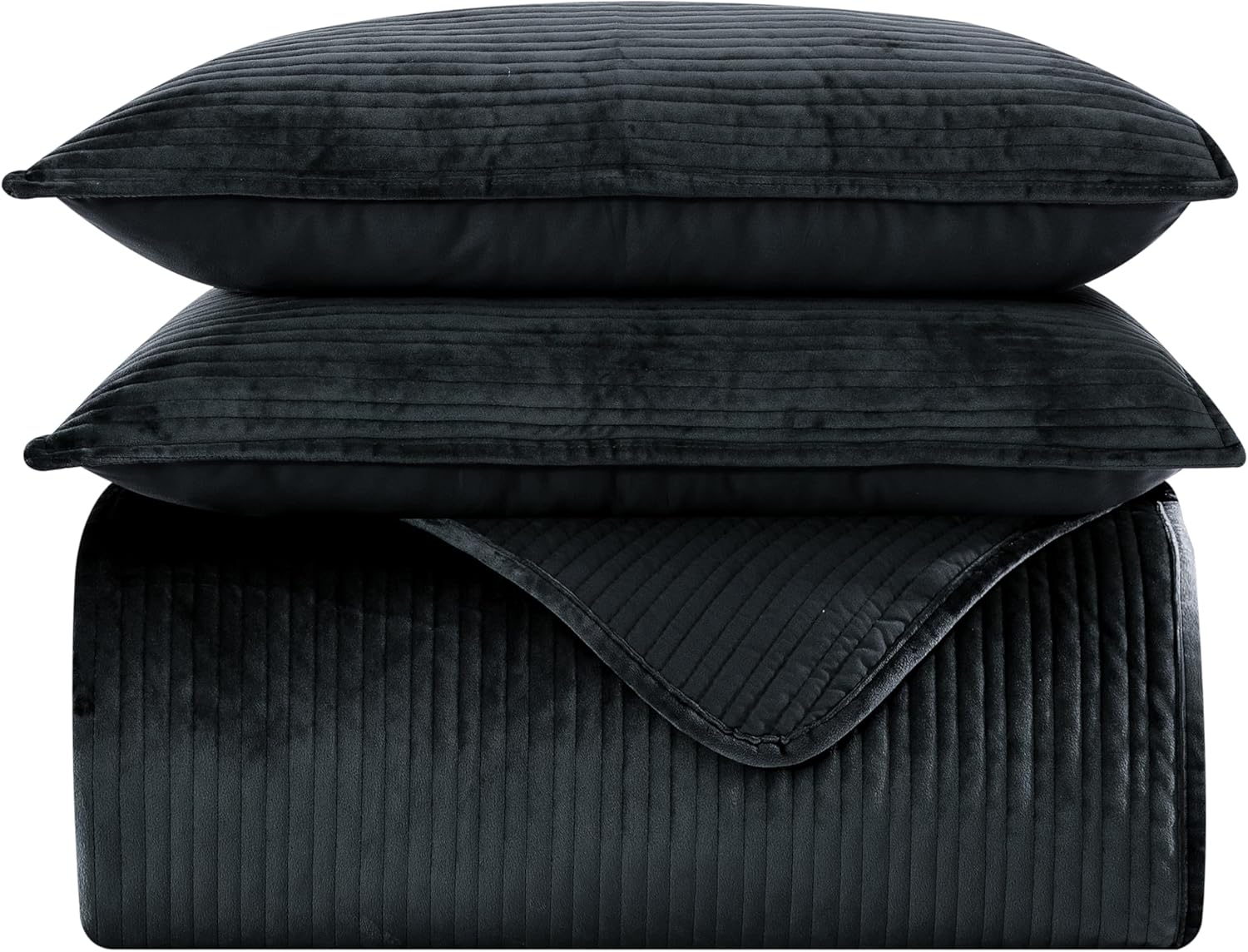 Elegant Comfort Luxury Velvet Corduroy Stripe Quilt Set Review