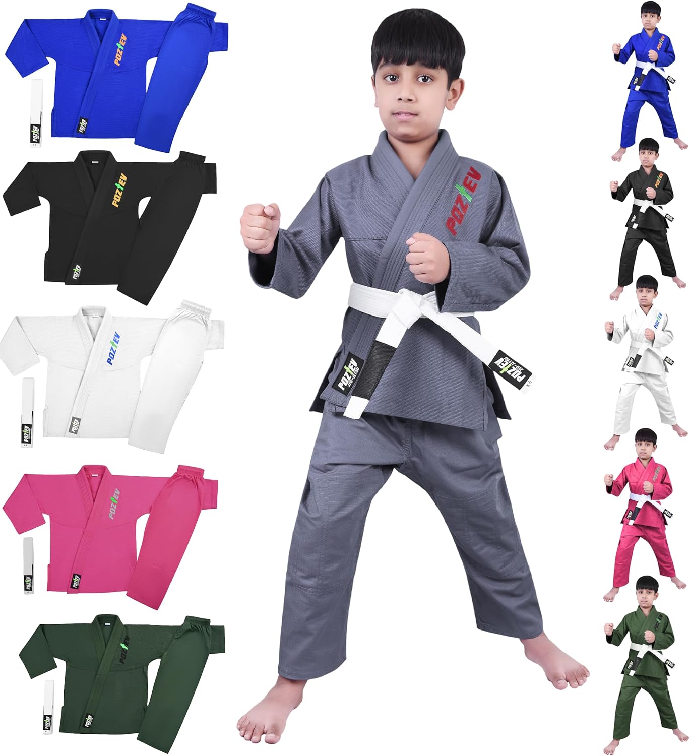 Kids Brazilian Jiu Jitsu Gi for Youth Grappling Kimonos