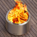 EAST OAK Camber 21in Smokeless Fire Pit - Portable Wood Bonfire