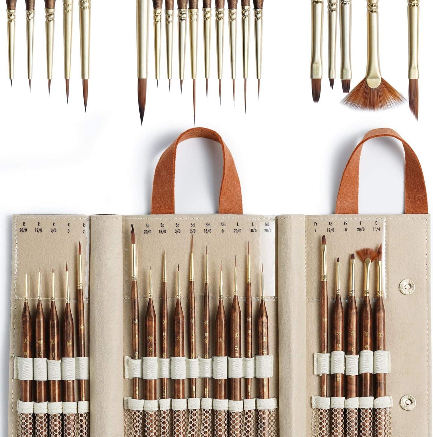Artify Extreme Detail Paint Brushes Set for Miniatures and Crafts