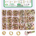 FOLIV 566Pcs Heavy Duty Bolts and Nuts Assortment Kit - Durable Grade