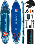 MYBOAT 11ft 6in Extra Wide Inflatable Paddle Board for Anglers