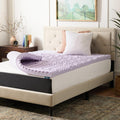 Zoned Memory Foam Mattress Topper with Lavender Infusion