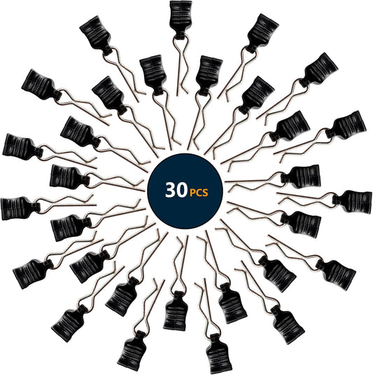 30 Universal RC Body Clips w/ Pull Tabs - Easy Assembly for Various RC Cars!